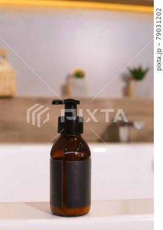 Amber glass dispenser bottle, sprayer and moisturizer cream jar. Natural cosmetic products packaging design template, branding Amber glass dispenser bottle, sprayer and moisturizer cream jar. Natural cosmetic products packaging design template, branding 79031202