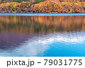 紅葉の青木湖 79031775