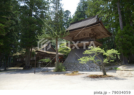 高野山壇上伽藍 鐘楼と山王院 和歌山県高野町 高野山壇上伽藍 鐘楼と山王院 和歌山県高野町 79034059