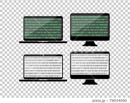 電腦屏幕圖像集“01”（2 個圖案 x 筆記本電腦和台式電腦） 79034090