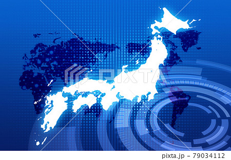 ネットワーク　ITイメージ素材 79034112
