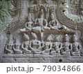 アンコール遺跡の寺院の彫刻 79034866