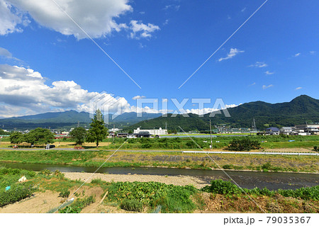 2020年夏、山形線の新庄駅から赤湯駅間の車窓風景と駅風景 79035367