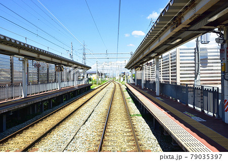 2020年夏、山形線の新庄駅から赤湯駅間の車窓風景と駅風景 2020年夏、山形線の新庄駅から赤湯駅間の車窓風景と駅風景 79035397