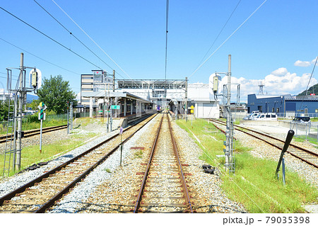 2020年夏、山形線の新庄駅から赤湯駅間の車窓風景と駅風景 79035398
