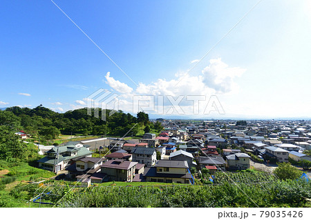 2020年夏、山形線の新庄駅から赤湯駅間の車窓風景と駅風景 79035426
