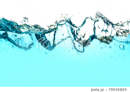 水の波 Photo of blue water waves 水の波 Photo of blue water waves 79036804
