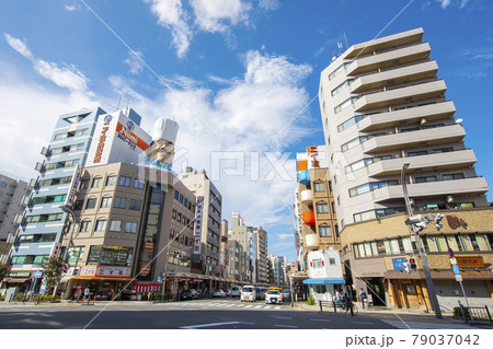 日本の東京都市景観 かっぱ橋道具街 日本の東京都市景観 かっぱ橋道具街 79037042