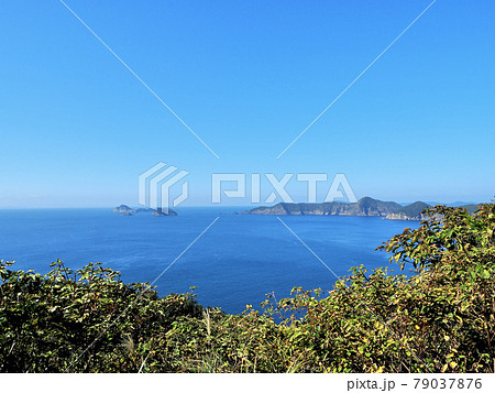 愛媛県最西端高茂岬からの太平洋 愛媛県最西端高茂岬からの太平洋 79037876