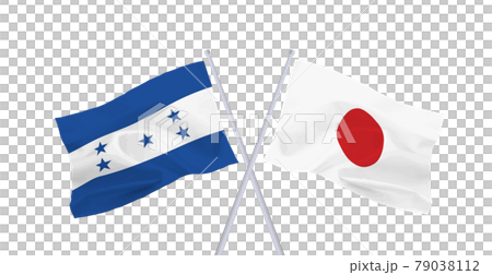 日本和洪都拉斯的旗幟 日本和洪都拉斯的旗幟 79038112