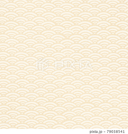 ベーシックな波模様の和紙 ベーシックな波模様の和紙 79038541