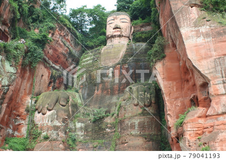 世界遺産・楽山大仏 中国 四川省 世界遺産・楽山大仏 中国 四川省 79041193