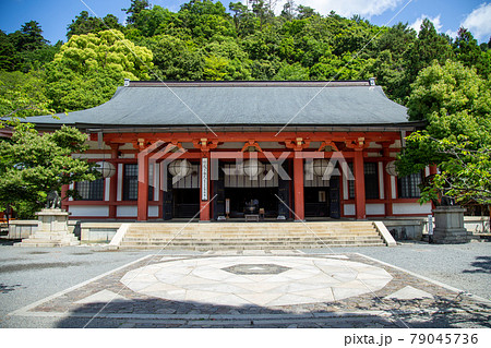 京都観光地-鞍馬寺（本殿金堂・金剛床）人なし 79045736