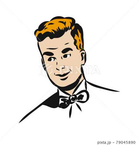 Vector Comic Book View of Characters Facial Expression Vector Comic Book View of Characters Facial Expression 79045890