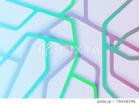 Pastel colors on meta web. Abstract futuristic background 79048396