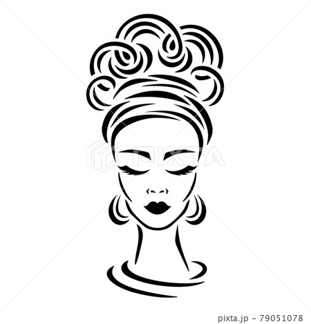 Graceful Female Head Woman Profile Silhouette Portrait Female Beauty  Concept Continuous Line Drawing Vector Illustration Stock Illustration -  Download Image Now - iStock