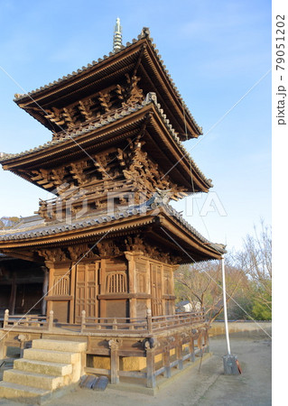 牛窓本蓮寺の三重塔 牛窓本蓮寺の三重塔 79051202