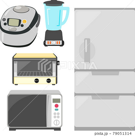 キッチン家電のイラストセット 79051314