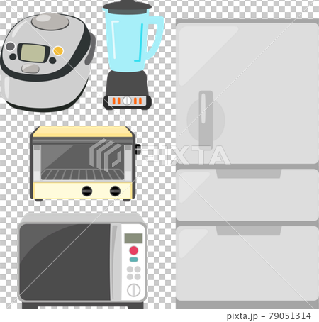 キッチン家電のイラストセット 79051314