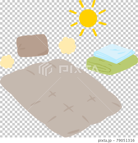 Duvet, bedding and sun 79051316