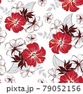 Flower vector seamless pattern  79052156