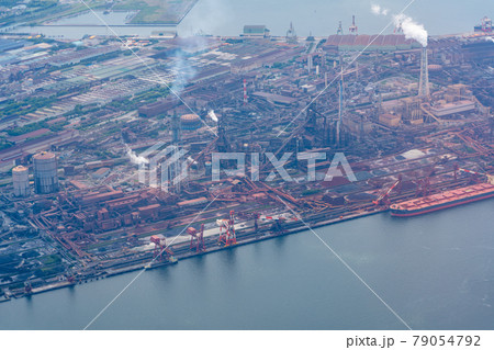 千葉県　富津市　富津火力発電所　発電所　天然ガス　ガスタービン　京葉工業地域　東京湾 79054792