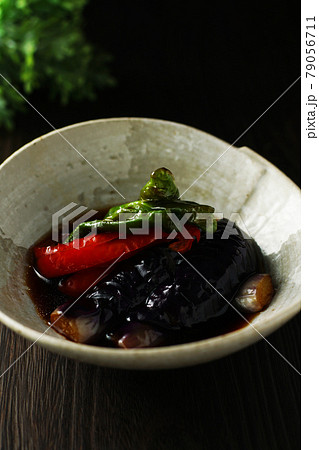 夏野菜の揚げびたし 79056711