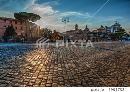 Via dei Fori Imperiali in Rome Via dei Fori Imperiali in Rome 79057324