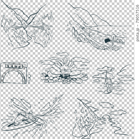 台灣花蓮海岸線&清水斷崖(黑白) 79057516