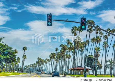 Traffic on Cabrillo boulevard 79058498