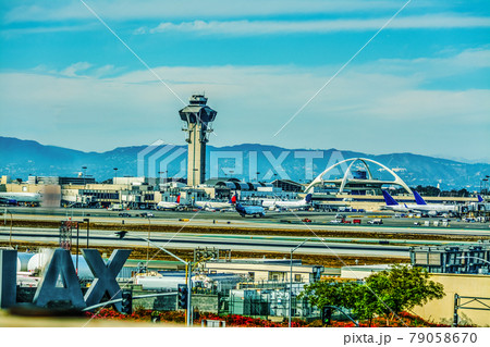 Los Angeles International Airport on a cloudy day 79058670