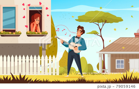 Sweet Guitar Serenade Composition 79059146