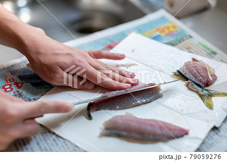 魚料理 下ごしらえ さばく 魚料理 下ごしらえ さばく 79059276