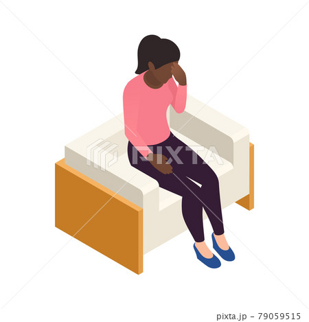 Crying Woman Icon 79059515