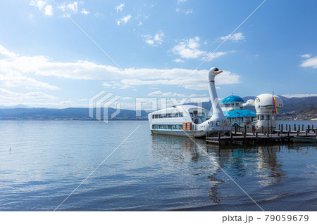 諏訪湖の遊覧船 諏訪湖の遊覧船 79059679