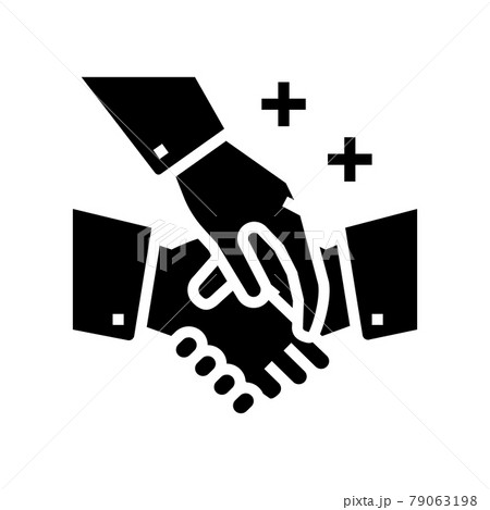 assistance in maintaining business etiquette glyph icon vector illustration assistance in maintaining business etiquette glyph icon vector illustration 79063198