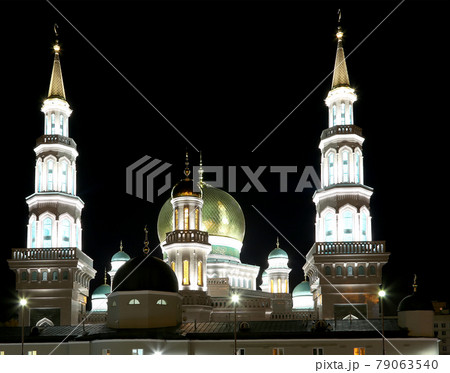 Moscow Cathedral Mosque, Russia -- the main mosque in Moscow, new landmark 79063540