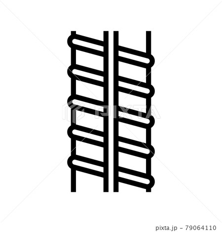 metal rebar line icon vector illustration 79064110