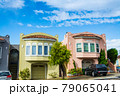 Houses in a residential district in San Francisco 79065041