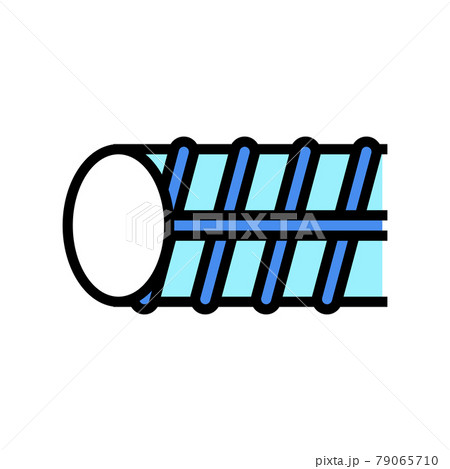 epoxy coated fittings color icon vector illustration 79065710