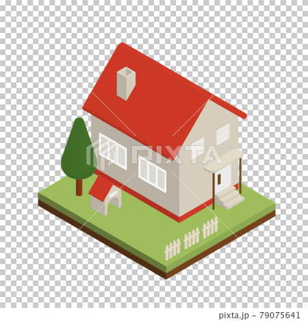 房子 3 等距圖 79075641