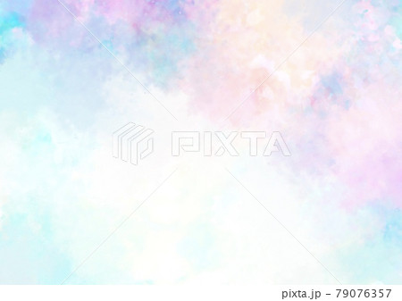 夢かわいい虹色のパステルなテクスチャ背景のイラスト素材