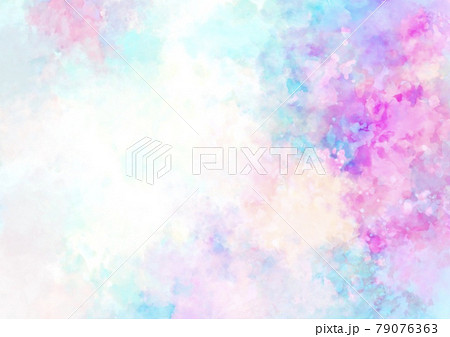 夢かわいい虹色のパステルなテクスチャ背景のイラスト素材