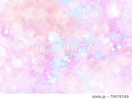 幻想的な虹色パステルなキラキラ水彩テクスチャ背景 幻想的な虹色パステルなキラキラ水彩テクスチャ背景 79076589