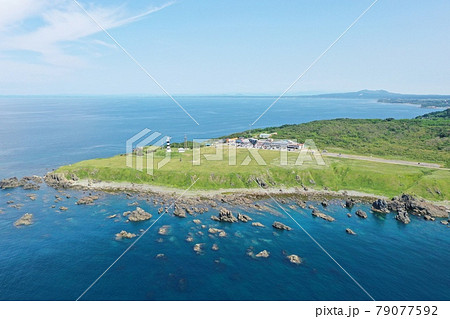 男鹿半島入道埼　空撮 79077592
