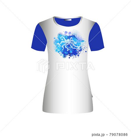 Octopus multicolored. Octopus graphic. print on a T-shirt. Sea abstraction . Vector illustration Octopus multicolored. Octopus graphic. print on a T-shirt. Sea abstraction . Vector illustration 79078086