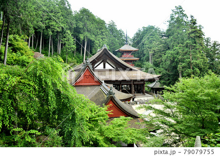 姨綺耶山 長命寺　【滋賀県近江八幡市長命寺町】　 79079755