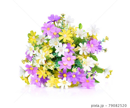 Artificial flower isolated on a white background. 79082520