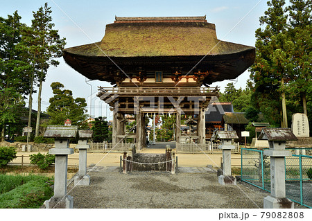 苗村神社 楼門 【滋賀県蒲生郡竜王町】 苗村神社 楼門 【滋賀県蒲生郡竜王町】 79082808