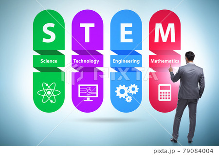Business people in STEM education concept 79084004